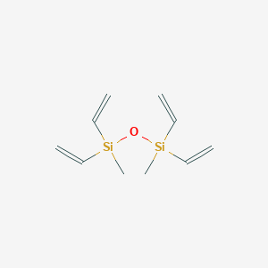 molecular formula C10H18OSi2 B101441 1,3-二甲基-1,1,3,3-四乙烯二硅氧烷 CAS No. 16045-78-6
