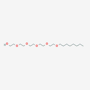 molecular formula C18H38O6 B101467 3,6,9,12,15-Pentaoxatricosan-1-ol CAS No. 19327-40-3