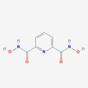 molecular formula C7H7N3O4 B101477 2,6-Pyridinedicarbohydroxamic acid CAS No. 15658-59-0