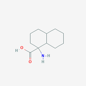molecular formula C11H19NO2 B101479 1-Aminodecahydronaphthalene-1-carboxylic acid CAS No. 18672-75-8