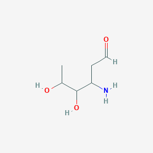 molecular formula C6H13NO3.ClH B101481 3-氨基-4,5-二羟基己醛 CAS No. 19196-51-1