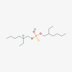 molecular formula C16H35O3PS B101505 O,O-Bis(2-ethylhexyl) hydrogen thiophosphate CAS No. 17618-27-8