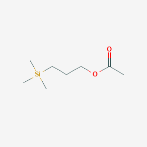 molecular formula C8H18O2Si B101508 1-Propanol, 3-(trimethylsilyl)-, acetate CAS No. 18388-41-5