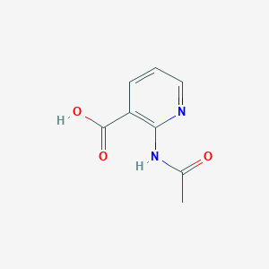 molecular formula C8H8N2O3 B101509 2-乙酰胺基烟酸 CAS No. 17782-03-5