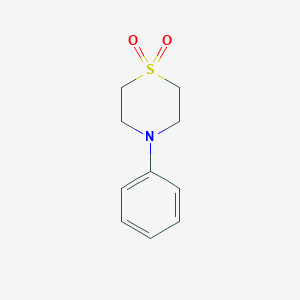 molecular formula C10H13NO2S B101512 4-Phenylthiomorpholine 1,1-dioxide CAS No. 17688-68-5