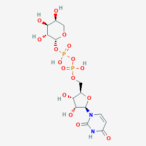 molecular formula C14H22N2O16P2 B101532 UDP-beta-L-arabinopyranose CAS No. 15839-78-8