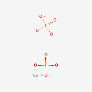 molecular formula CoO8P2-4 B101534 磷酸氢二钴 CAS No. 18718-10-0