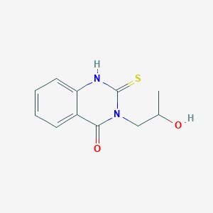 B101541 3-(2-hydroxypropyl)-2-mercaptoquinazolin-4(3H)-one CAS No. 16024-86-5