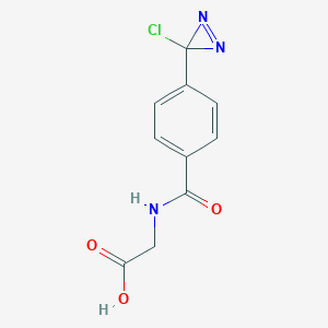 (4-(3-chloro-3H-diazirin-3-yl)benzoyl)glycine