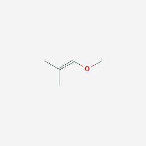molecular formula C5H10O B101570 1-丙烯，1-甲氧基-2-甲基- CAS No. 17574-84-4