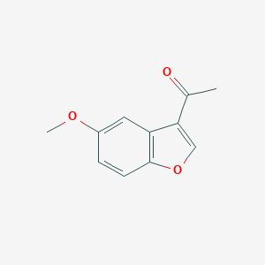 molecular formula C11H10O3 B101580 1-(5-甲氧基-1-苯并呋喃-3-基)乙酮 CAS No. 17249-69-3