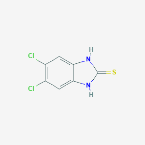 molecular formula C7H4Cl2N2S B101616 5,6-二氯-1H-苯并[d]咪唑-2-硫醇 CAS No. 19462-98-7