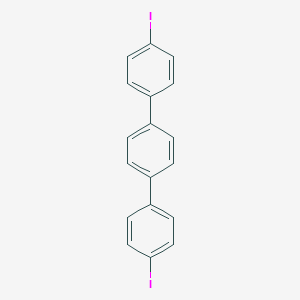 molecular formula C18H12I2 B101619 4,4''-二碘-p-联苯 CAS No. 19053-14-6