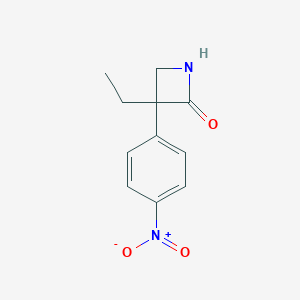B101666 3-Ethyl-3-(4-nitrophenyl)azetidin-2-one CAS No. 19038-39-2