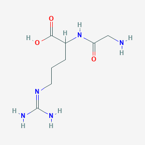 molecular formula C8H17N5O3 B101672 甘氨酰-L-精氨酸 CAS No. 18635-55-7