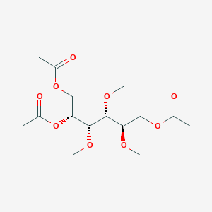B101685 [(2R,3R,4R,5R)-5,6-Diacetyloxy-2,3,4-trimethoxyhexyl] acetate CAS No. 19361-38-7