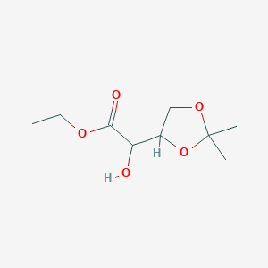 B010174 (2,2-Dimethyl-[1,3]dioxolan-4-YL)-hydroxy-acetic acid ethyl ester CAS No. 103795-12-6