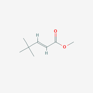 molecular formula C8H14O2 B101745 甲基(2E)-4,4-二甲基-2-戊烯酸酯 CAS No. 16812-85-4