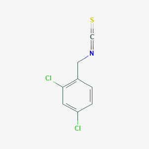 molecular formula C8H5Cl2NS B101760 2,4-二氯苄基异硫氰酸酯 CAS No. 18967-41-4