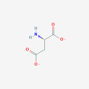 molecular formula C4H5NO4-2 B101762 L-天冬氨酸钠盐 CAS No. 17090-93-6