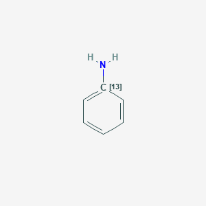 molecular formula C6H7N B101788 (1-~13~C)苯胺 CAS No. 18960-62-8