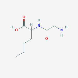 molecular formula C8H16N2O3 B101803 甘氨酰-dl-去甲亮氨酸 CAS No. 19257-04-6