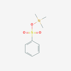 molecular formula C9H14O3SSi B101806 苯磺酸三甲基甲硅酯 CAS No. 17882-06-3