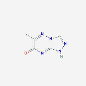 molecular formula C5H5N5O B101808 6-甲基[1,2,4]三唑并[4,3-b][1,2,4]三嗪-7(8H)-酮 CAS No. 19542-10-0