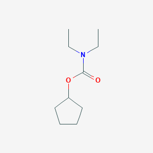 molecular formula C10H19NO2 B101821 cyclopentyl N,N-diethylcarbamate CAS No. 16379-15-0