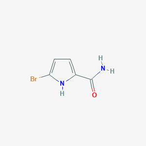B101853 5-bromo-1H-pyrrole-2-carboxamide CAS No. 17543-94-1