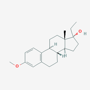 molecular formula C21H30O2 B101865 19-Norpregna-1,3,5(10)-trien-17-ol, 3-methoxy- CAS No. 17550-02-6