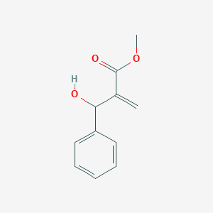 molecular formula C11H12O3 B101866 3-羟基-2-亚甲基-3-苯基丙酸甲酯 CAS No. 18020-59-2