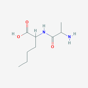 molecular formula C9H18N2O3 B101887 dl-丙氨酰-dl-正亮氨酸 CAS No. 19079-66-4