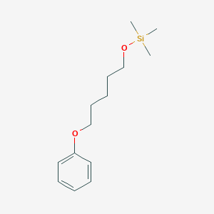 molecular formula C14H24O2Si B101902 Trimethyl(5-phenoxypentoxy)silane CAS No. 16654-53-8