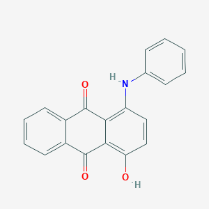 molecular formula C20H13NO3 B101904 1-Anilino-4-hydroxyanthraquinone CAS No. 19286-75-0
