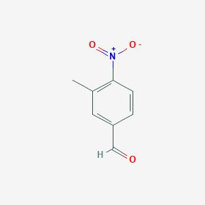 molecular formula C8H7NO3 B101905 3-甲基-4-硝基苯甲醛 CAS No. 18515-67-8