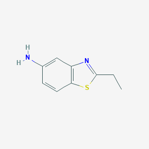 molecular formula C9H10N2S B101906 2-乙基苯并[d]噻唑-5-胺 CAS No. 18020-51-4