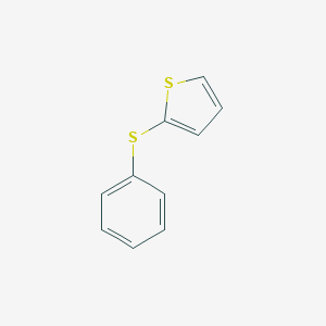 molecular formula C10H8S2 B101937 2-(苯硫基)噻吩 CAS No. 16718-12-0