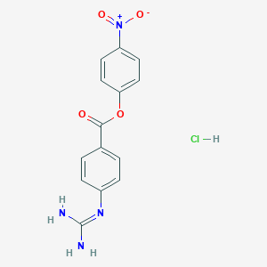 B101956 4-Nitrophenyl 4-((aminoiminomethyl)amino)benzoate monohydrochloride CAS No. 19135-17-2