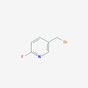 molecular formula C6H5BrFN B010200 5-(Bromomethyl)-2-fluoropyridine CAS No. 105827-74-5