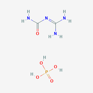 molecular formula C2H9N4O5P B102014 胍脲磷酸盐 CAS No. 17675-60-4