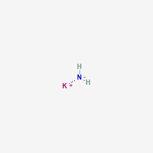molecular formula KNH2<br>H2KN B102018 Potassium amide CAS No. 17242-52-3