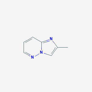 molecular formula C7H7N3 B102022 2-甲基咪唑并[1,2-b]哒嗪 CAS No. 17412-37-2