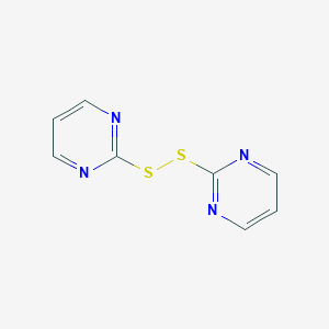 molecular formula C8H6N4S2 B102048 双(2-嘧啶基)二硫化物 CAS No. 15718-46-4