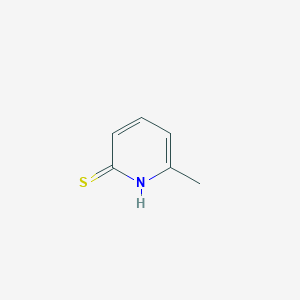 molecular formula C6H7NS B102050 2-巯基-6-甲基吡啶 CAS No. 18368-57-5