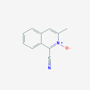 B102058 3-Methyl-2-oxidoisoquinolin-2-ium-1-carbonitrile CAS No. 16281-21-3