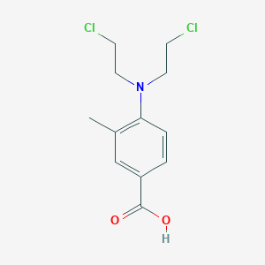 B102060 4-[Bis(2-chloroethyl)amino]-3-methylbenzoic acid CAS No. 17183-23-2