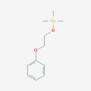 B102061 Germane, trimethyl(2-phenoxyethoxy)- CAS No. 16654-61-8