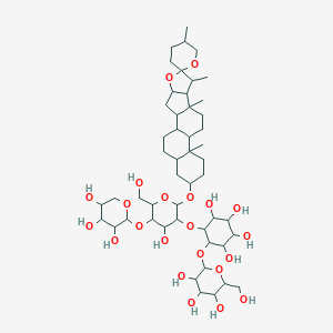 molecular formula C50H82O22 B010213 甘露糖皂苷 3 CAS No. 103735-23-5