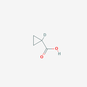 B102137 1-Deuteriocyclopropane-1-carboxylic acid CAS No. 19136-94-8